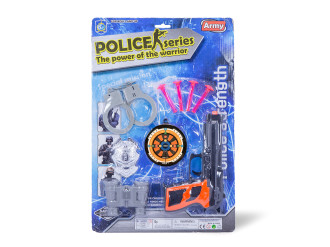 Polizeiset mit Zubehör 43x28cm